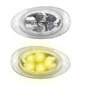 2PCS Side Marker Turn Signal Lights Fit for 2008-2017 Freightliner Cascadia, LED Clear Lens