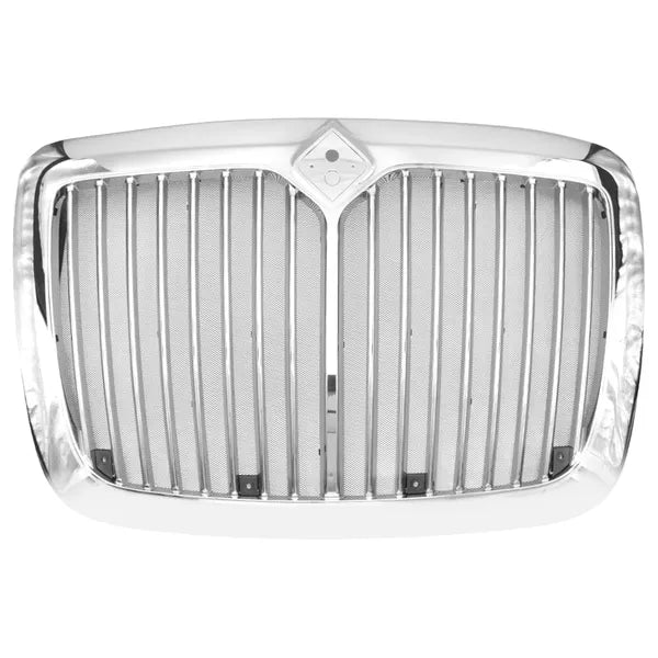 Chrome Grille fit for 2008-2018 International Prostar, With Bug Screen