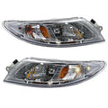 Headlights Assembly Fit for International Durastar 4200 4300 4400 4900 Truck, 2002-2018 International 4300 Headlight Headlamp Pair Driver (Left Side) and Passenger (Right Side)