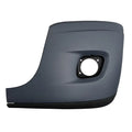 Heavy-Duty Driver Side Bumper End Cover with Fog Light Hole — Fits Freightliner Cascadia 2008–2017