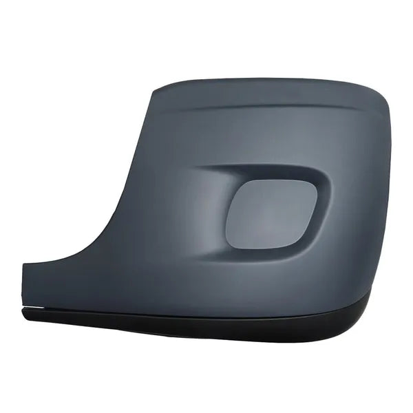 Heavy-Duty Driver Side Bumper End Cover without Fog Light Hole — Fits Freightliner Cascadia 2008–2017